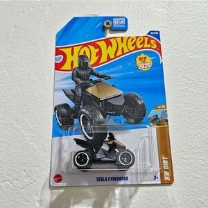 Hotwheels Gold Tesla Cyber Quad